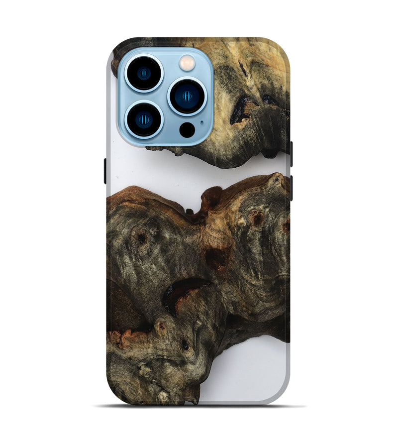 iPhone 14 Pro Wood Live Edge Phone Case - Minta (Clear, 815474)