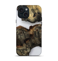 iPhone 15 Wood Live Edge Phone Case - Minta (Clear, 815474)
