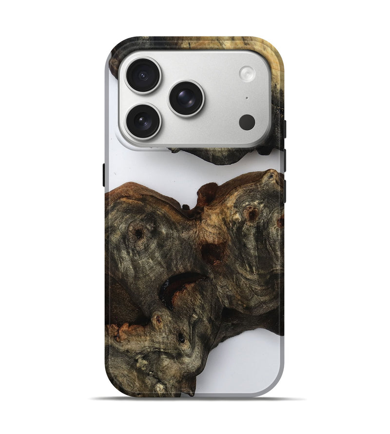 iPhone 17 Pro Wood Live Edge Phone Case - Minta (Clear, 815474)