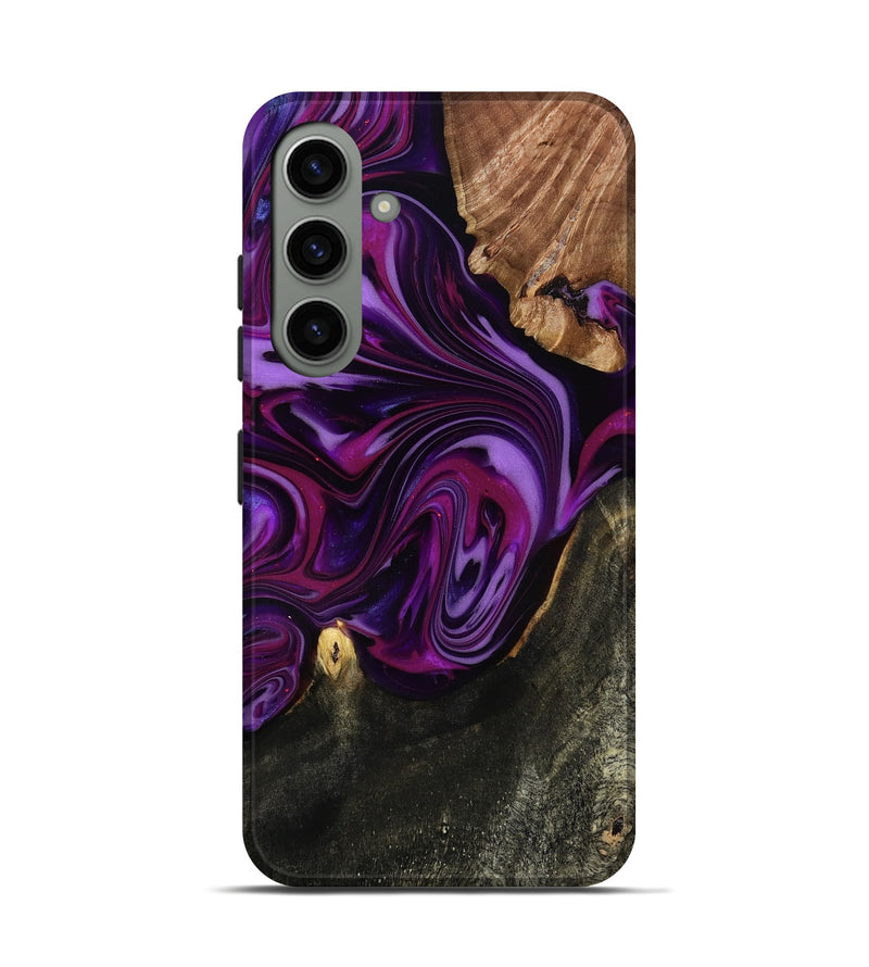 Galaxy S24 Wood Live Edge Phone Case - Osvaldo (Purple, 815476)