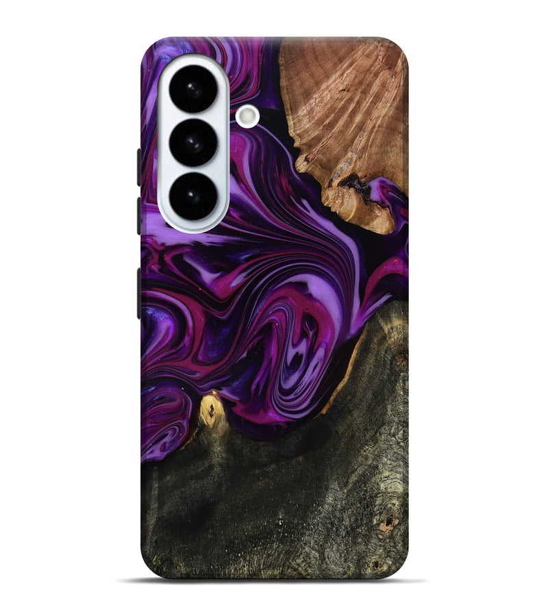 Galaxy S26 Plus Wood Live Edge Phone Case - Osvaldo (Purple, 815476)