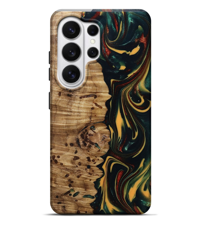 Galaxy S26 Ultra Wood Live Edge Phone Case - Darla (Green, 815478)