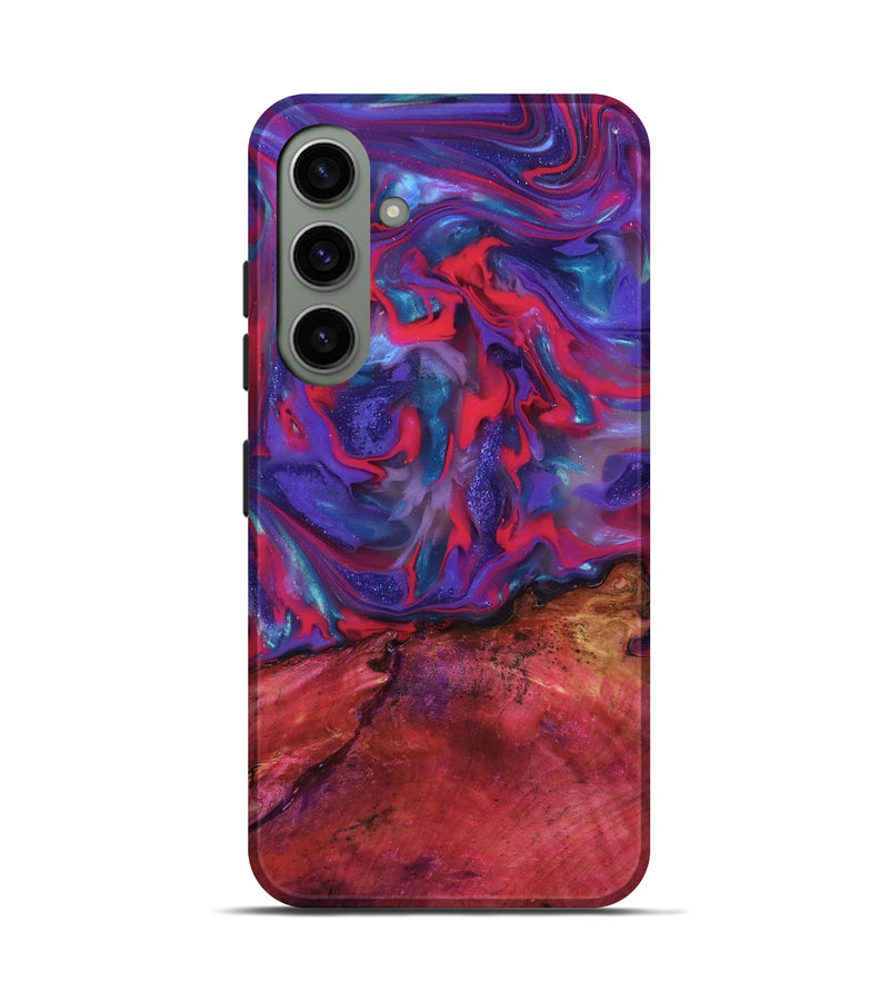 Galaxy S24 Wood Live Edge Phone Case - Roseann (Purple, 815481)