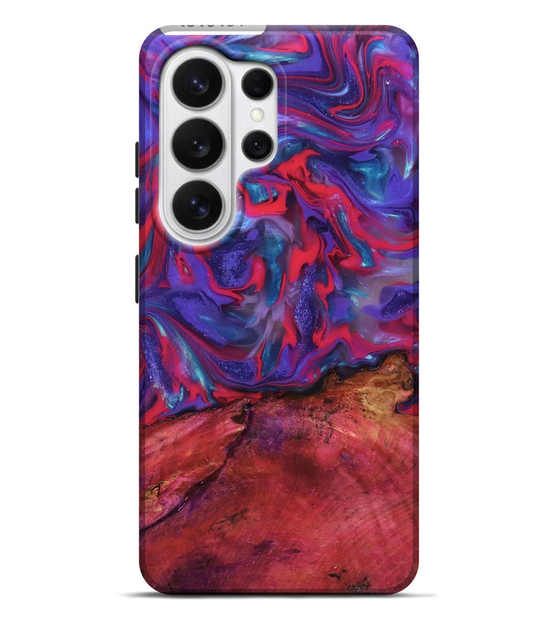 Galaxy S26 Ultra Wood Live Edge Phone Case - Roseann (Purple, 815481)