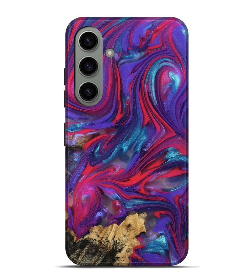 Galaxy S24 Plus Wood Live Edge Phone Case - Goldie (Purple, 815482)