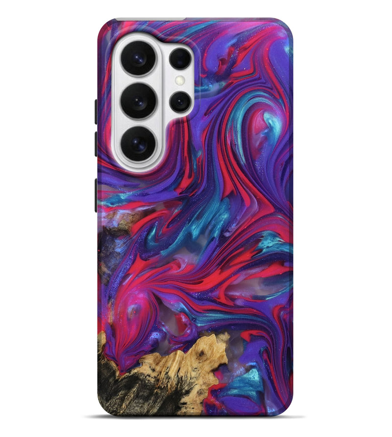 Galaxy S26 Ultra Wood Live Edge Phone Case - Goldie (Purple, 815482)