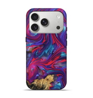 iPhone 17 Pro Wood Live Edge Phone Case - Goldie (Purple, 815482)