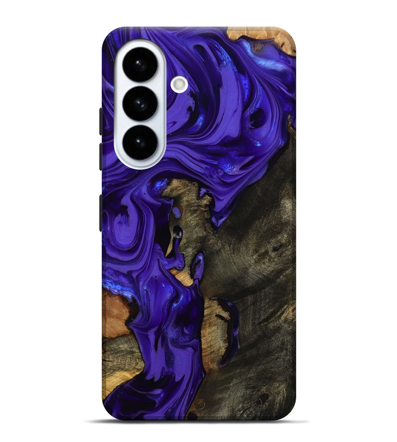 Galaxy S26 Plus Wood Live Edge Phone Case - Roxane (Purple, 815485)