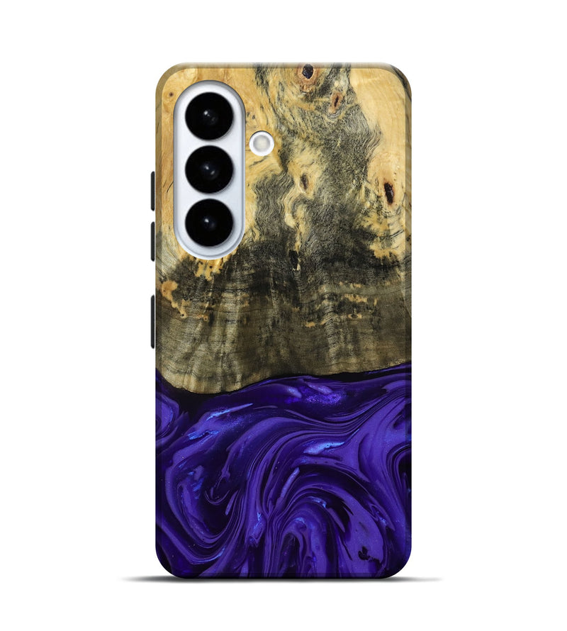 Galaxy S26 Wood Live Edge Phone Case - Donavan (Purple, 815486)