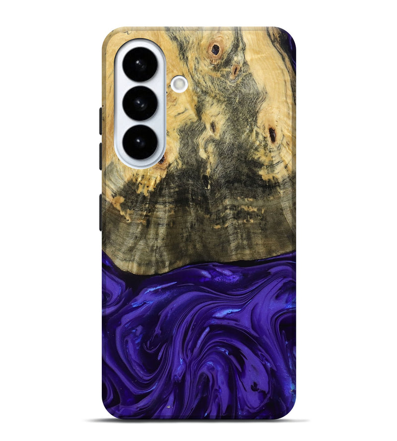 Galaxy S26 Plus Wood Live Edge Phone Case - Donavan (Purple, 815486)