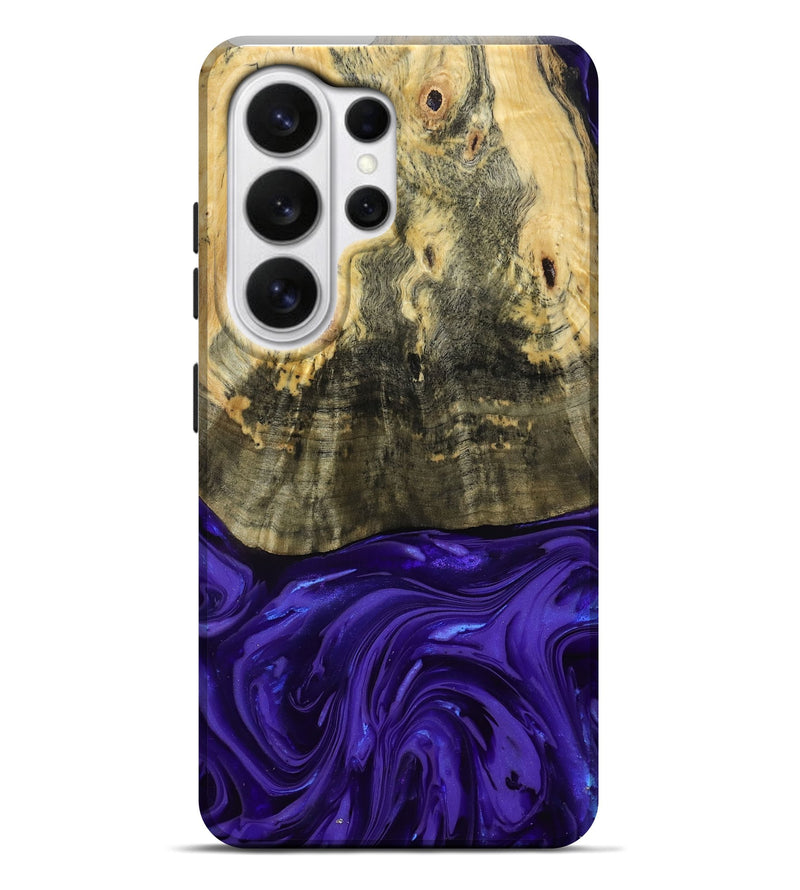 Galaxy S26 Ultra Wood Live Edge Phone Case - Donavan (Purple, 815486)