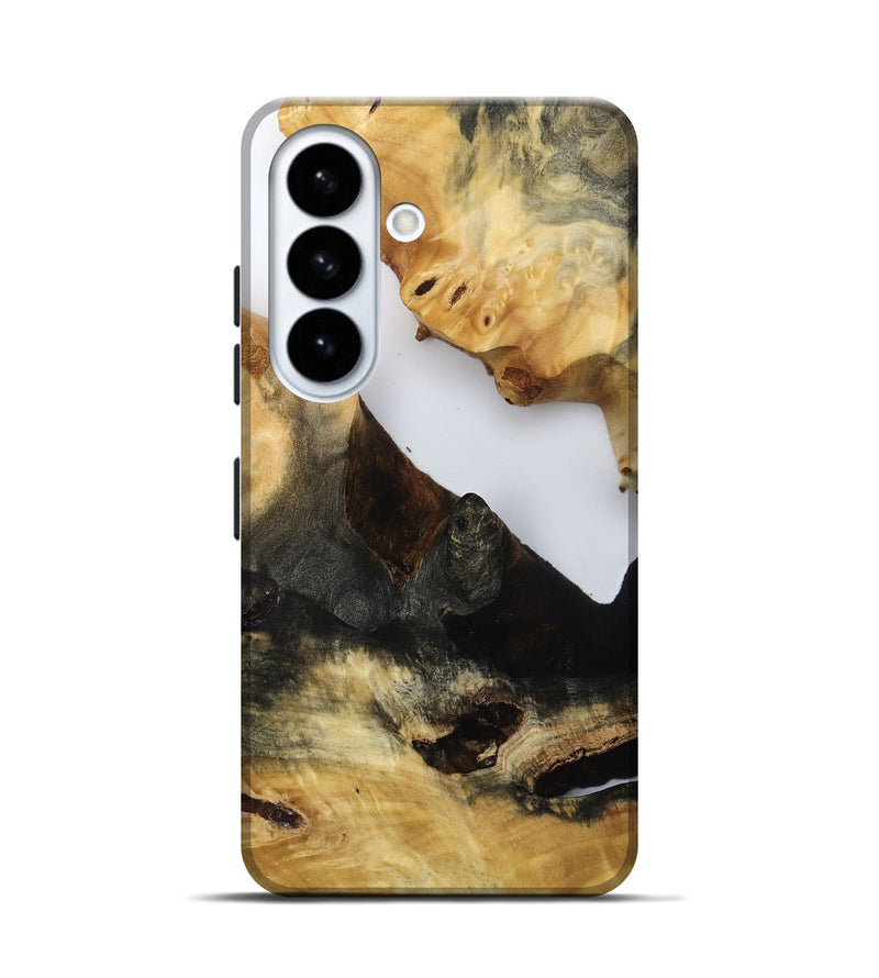 Galaxy S26 Wood Live Edge Phone Case - Novella (Clear, 815488)