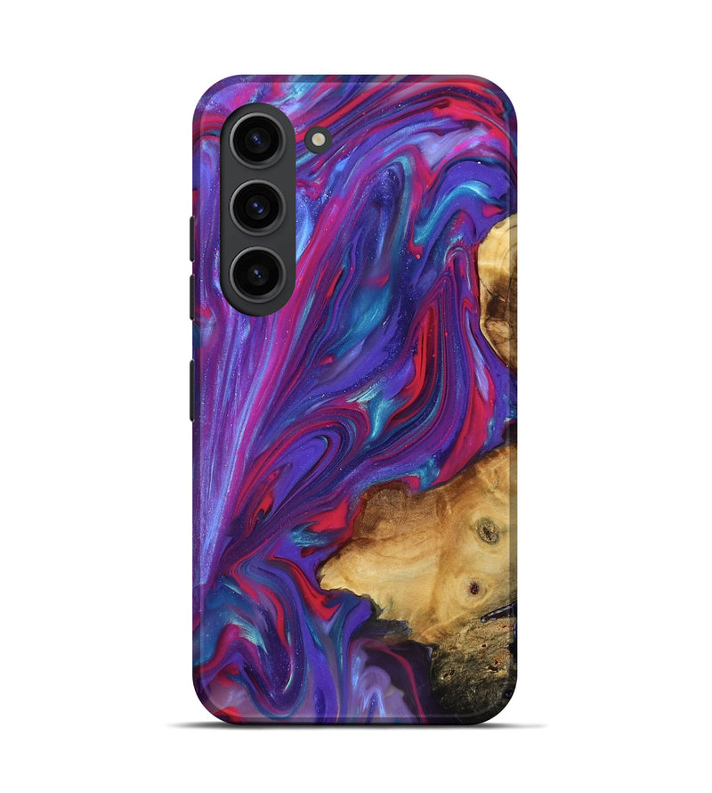 Galaxy S23 Wood Live Edge Phone Case - Ronny (Purple, 815490)