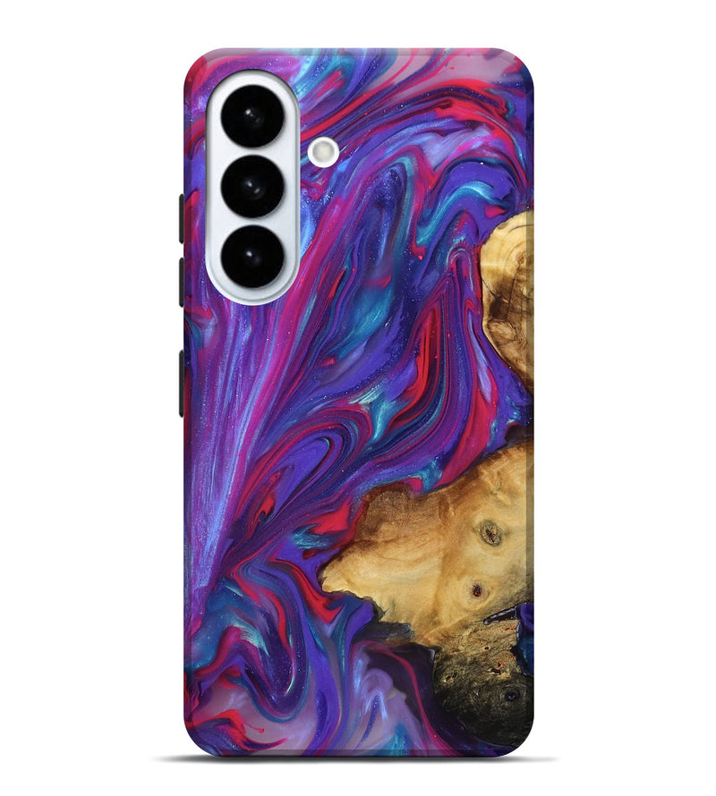 Galaxy S26 Plus Wood Live Edge Phone Case - Ronny (Purple, 815490)