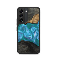Galaxy S22 Wood Phone Case - Nya (Blue, 815492)