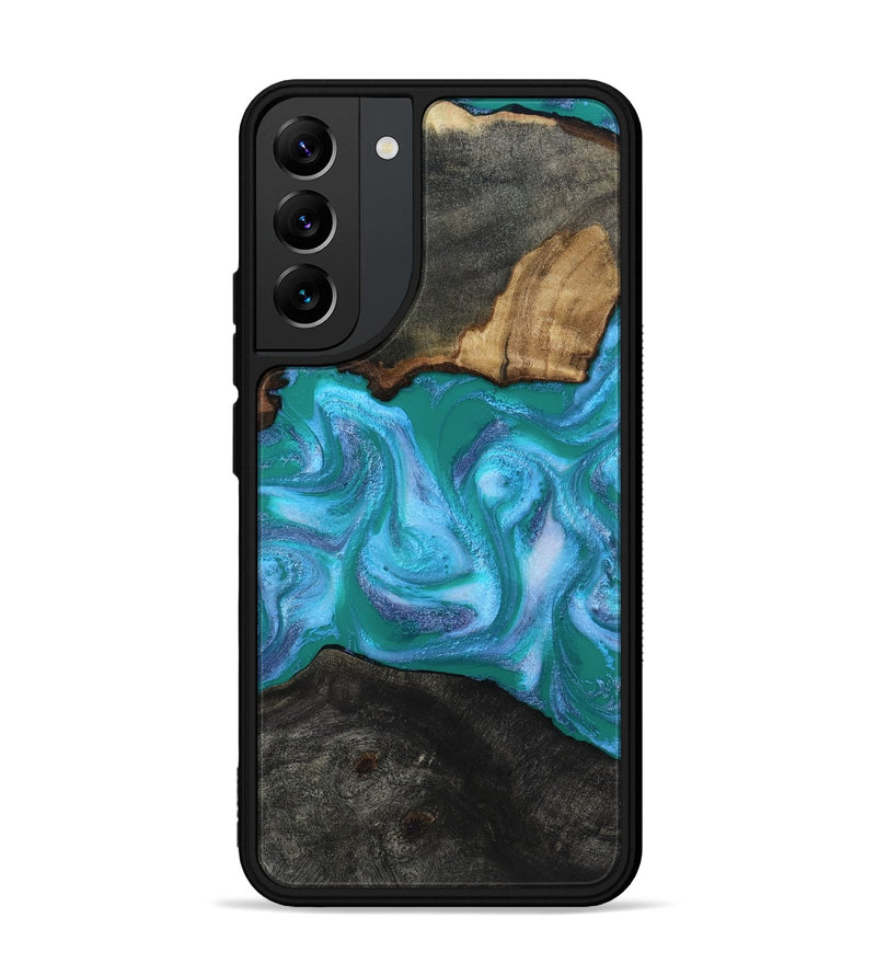 Galaxy S22 Plus Wood Phone Case - Nya (Blue, 815492)