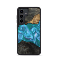 Galaxy S24 Wood Phone Case - Nya (Blue, 815492)