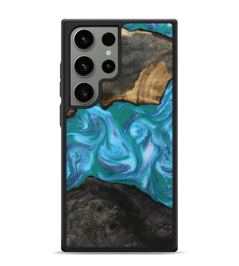 Galaxy S24 Ultra Wood Phone Case - Nya (Blue, 815492)