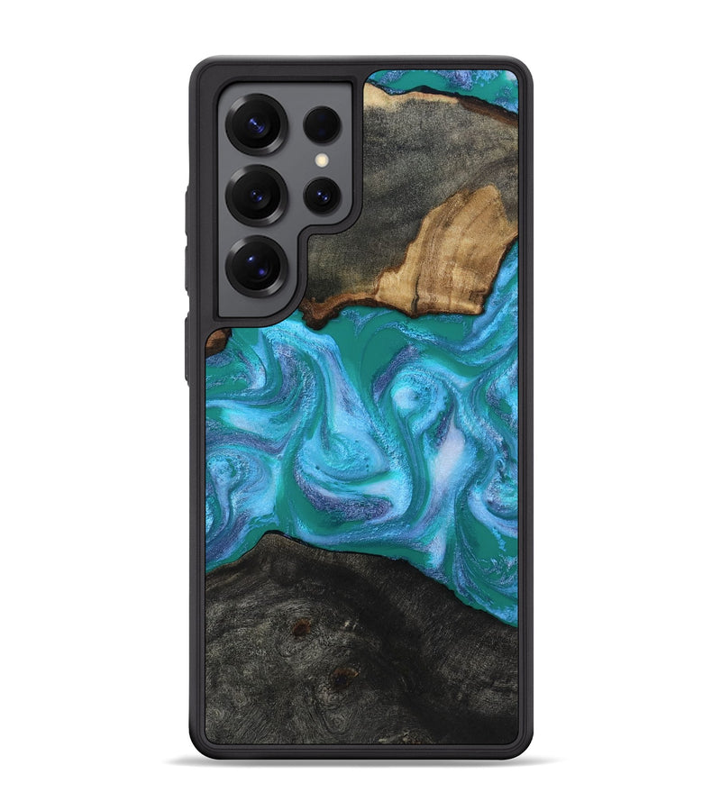 Galaxy S25 Ultra Wood Phone Case - Nya (Blue, 815492)