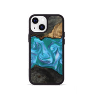 iPhone 13 mini Wood Phone Case - Nya (Blue, 815492)