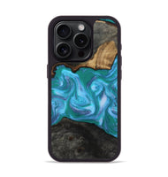 iPhone 15 Pro Wood Phone Case - Nya (Blue, 815492)