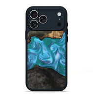 iPhone 17 Pro Max Wood Phone Case - Nya (Blue, 815492)