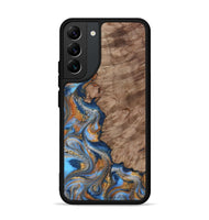 Galaxy S22 Plus Wood Phone Case - Marvel (Teal & Gold, 815499)