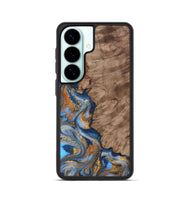 Galaxy S26 Wood Phone Case - Marvel (Teal & Gold, 815499)
