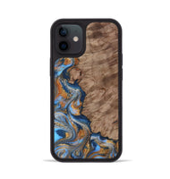 iPhone 12 Wood Phone Case - Marvel (Teal & Gold, 815499)