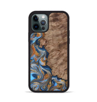 iPhone 12 Pro Wood Phone Case - Marvel (Teal & Gold, 815499)