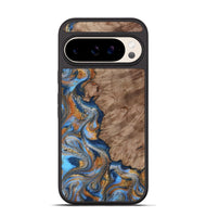 Pixel 10 Wood Phone Case - Marvel (Teal & Gold, 815499)