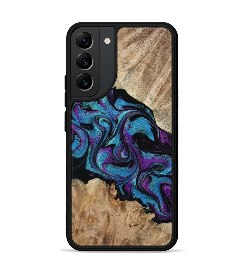 Galaxy S22 Plus Wood Phone Case - Spring (Purple, 815506)