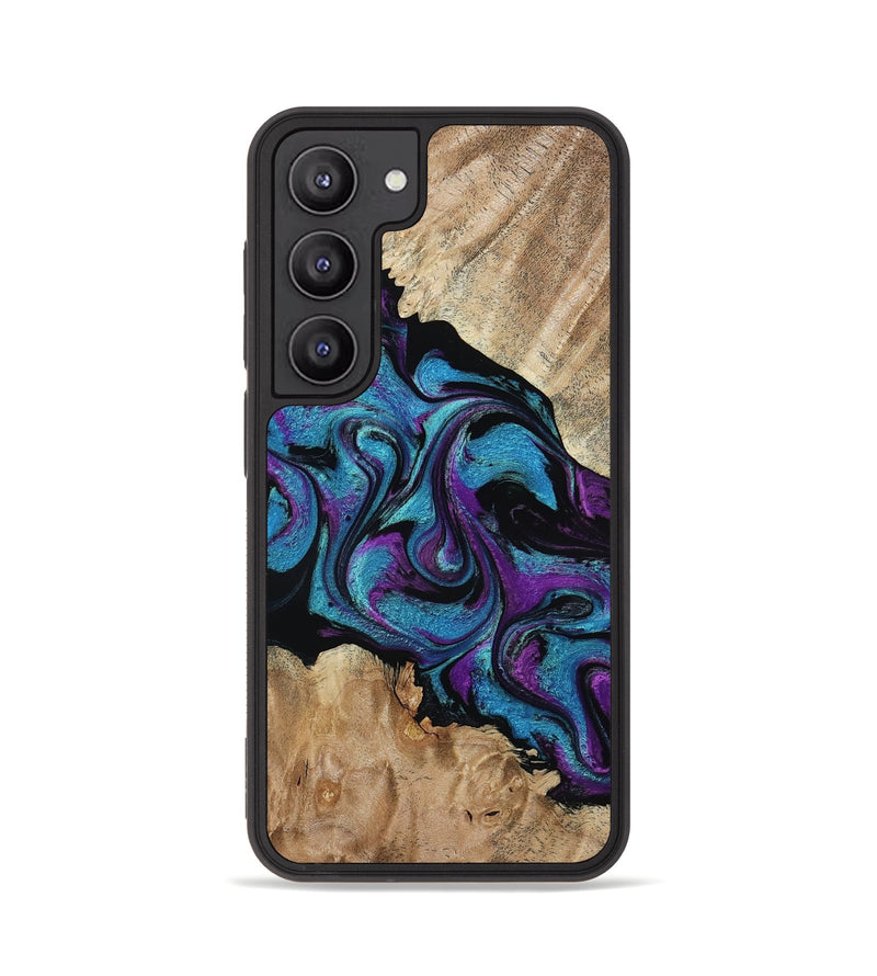 Galaxy S23 Wood Phone Case - Spring (Purple, 815506)
