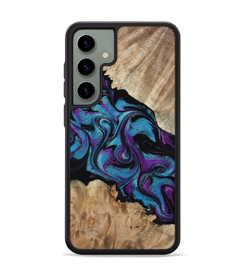 Galaxy S24 Plus Wood Phone Case - Spring (Purple, 815506)