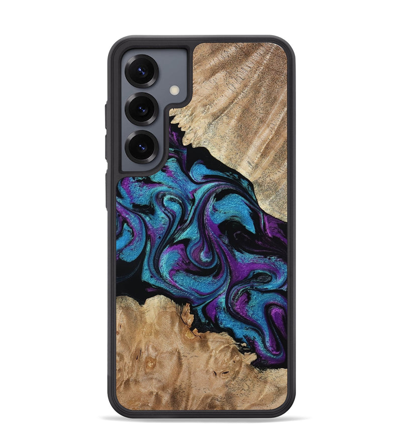 Galaxy S25 Plus Wood Phone Case - Spring (Purple, 815506)