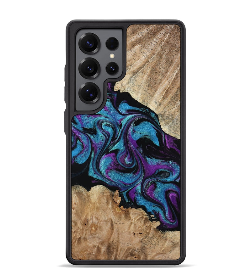 Galaxy S25 Ultra Wood Phone Case - Spring (Purple, 815506)