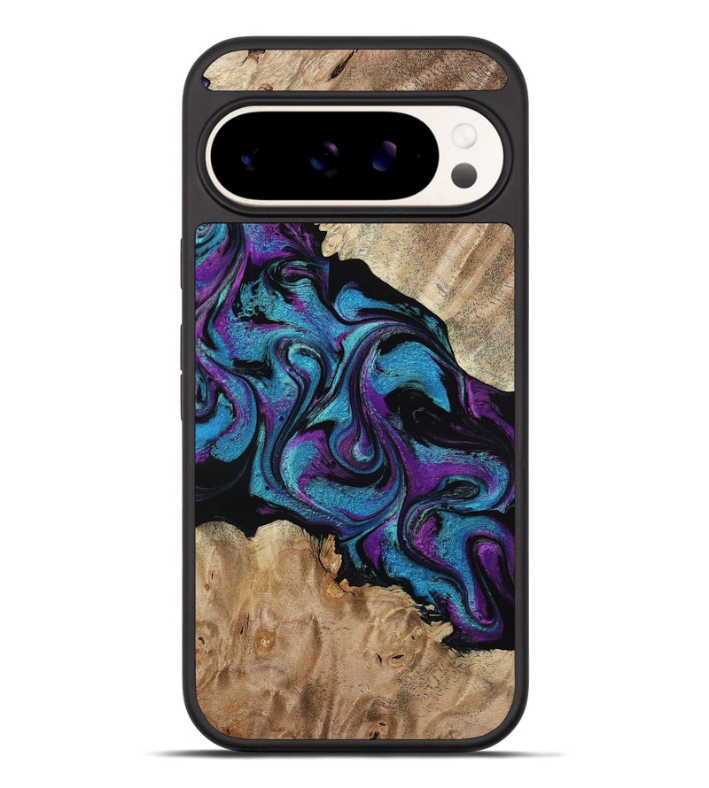 Pixel 9 Pro XL Wood Phone Case - Spring (Purple, 815506)