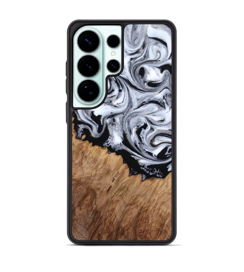 Galaxy S26 Ultra Wood Phone Case - Coretta (Black & White, 815507)