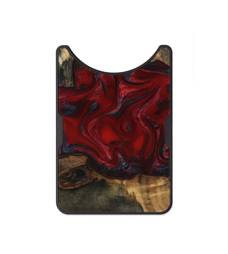 Alloy Wood Wallet - Lina (Red, 815509)