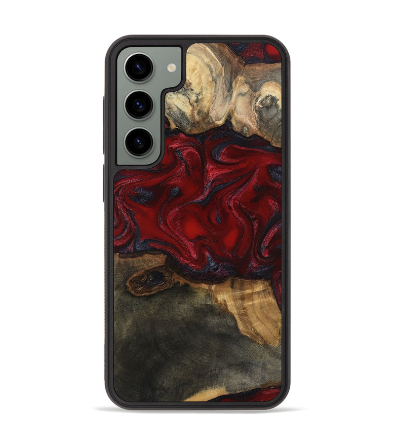 Galaxy S23 Plus Wood Phone Case - Lina (Red, 815509)