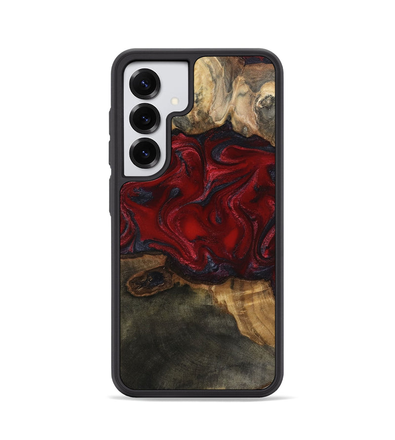 Galaxy S25 Wood Phone Case - Lina (Red, 815509)