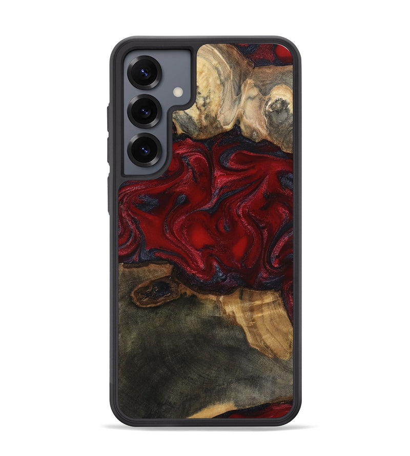 Galaxy S25 Plus Wood Phone Case - Lina (Red, 815509)