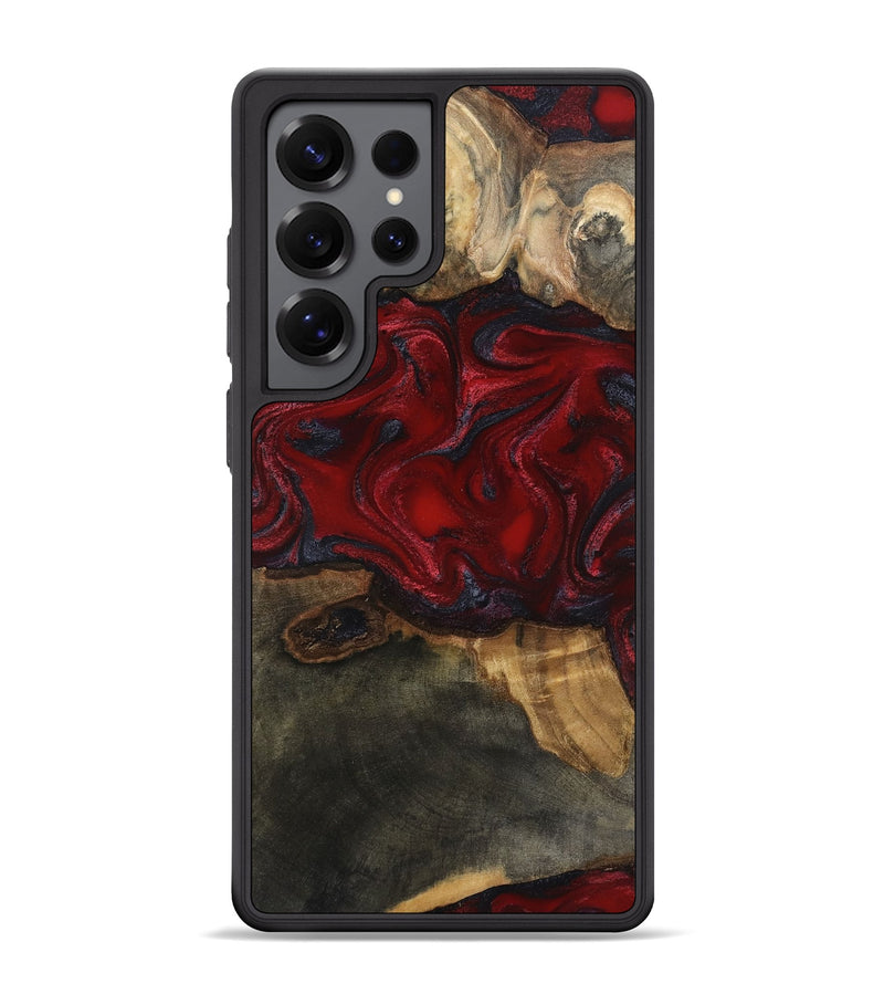 Galaxy S25 Ultra Wood Phone Case - Lina (Red, 815509)
