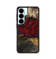 Galaxy S26 Wood Phone Case - Lina (Red, 815509)
