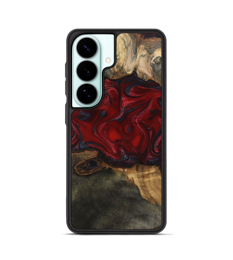 Galaxy S26 Wood Phone Case - Lina (Red, 815509)