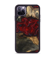 iPhone 11 Pro Max Wood Phone Case - Lina (Red, 815509)