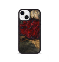 iPhone 13 mini Wood Phone Case - Lina (Red, 815509)