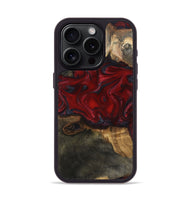 iPhone 15 Pro Wood Phone Case - Lina (Red, 815509)