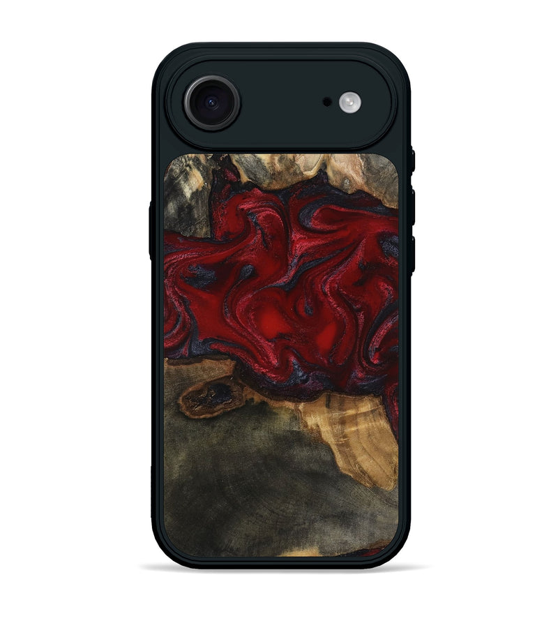 iPhone 17 Air Wood Phone Case - Lina (Red, 815509)