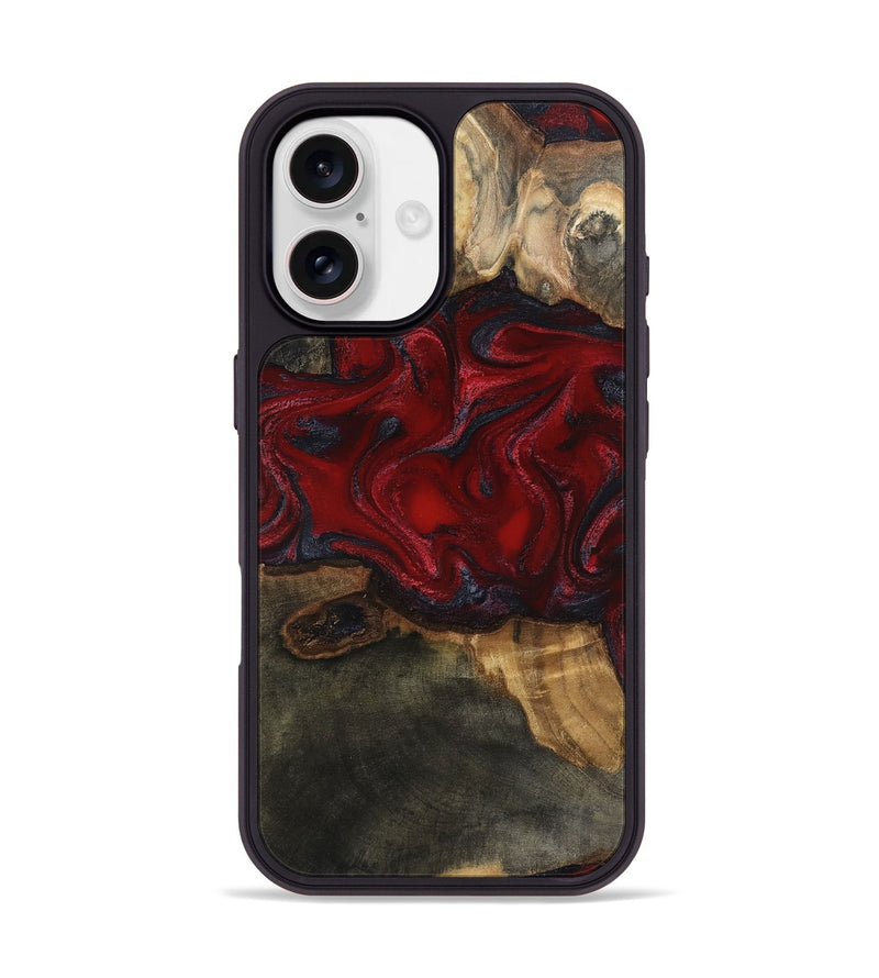 iPhone 17 Wood Phone Case - Lina (Red, 815509)